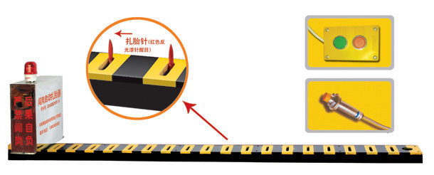 重庆渝北区V3嵌入式闯岗自动扎胎器/阻车器